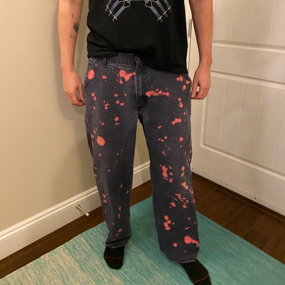 Distressed Carhartt Carpenter Pants